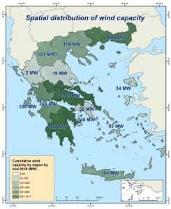 Η στατιστική της Αιολικής Ενέργειας στην Ελλάδα για το 2019