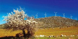 Historical record of wind production and European first for Greece