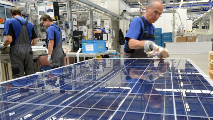 The E.U. aims to significantly increase domestic production of photovoltaic and wind equipment by 2030, aiming for 40% and 85% respectively